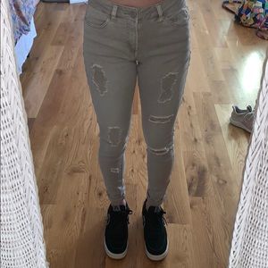 Gray Skinny Jeans
